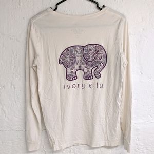 Ivory Ella Rosemale Long Sleeve Tee